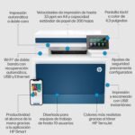 HP Color Laserjet Pro MFP 4302dw 4RA83F, A4 Multifunction Printer, Automatic Double-Sided Printing, 33ppm B/W and Color, USB, Wi-Fi, Ethernet, Copy, Scan, ADF 4.3" Touchscreen, Blue - Image 3