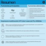 HP Color Laserjet Pro MFP 4302dw 4RA83F, A4 Multifunction Printer, Automatic Double-Sided Printing, 33ppm B/W and Color, USB, Wi-Fi, Ethernet, Copy, Scan, ADF 4.3" Touchscreen, Blue - Image 4