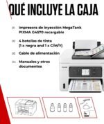 Canon MAXIFY GX4050 – Multifunction MegaTank Color Printer, Copier, Scanner, Fax A4 | Home, Office | Wi-Fi, Ethernet, USB | Inkjet - Image 7