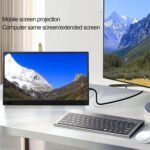 ASHATA 16.1 Inch 144Hz Portable Gaming Monitor 100% SRGB 2.5K Laptop Screen Travel Monitor 2560x1440P Second External Screen 16:9 for - Imagen 4