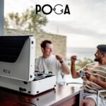 POGA LUX White Gaming Case (Compatible with PlayStation 5), Portable Console with Travel Case, 24'' AOC Gaming Monitor and Cart - White (V2 - Optional Bluetooth Speaker), White - Imagen 8