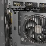 Mars Gaming MC-3TCORELCD ATX Gaming Case, 7.2" IPS Customizable Display, Triple Removable Tempered Glass, Double Side Camera Frame, Liquid Cooling Support up to 360mm, White - Image 6