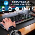 The G-Lab Tungsten Combo - Backlit Wireless Gaming Keyboard and Mouse Pack - Spanish Layout - 2400 dpi - PC/PS4/PS5/Xbox One - New 2021 - Imagen 8