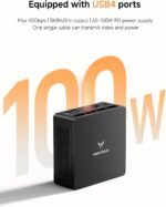 MINISFORUM UM690L Slim Mini PC, AMD Ryzen 9 6900HX 8-Core Processor up to 4.9GHz, AMD Radeon 680M, 32GB LPDDR5 (On Board, up to 6400 MT/s)/1TB SSD, HDMI/USB4/DP, USB 3.2 x 2, WiFi6E, BT5.2 - Image 5