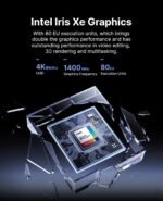 NiPoGi CK10 Mini PC W-11 Pro, i5-12600H (up to 4.5GHz,12C/16T),16GB DDR4 512GB M.2 NVMe PCle3.0 SSD Mini Computer,2xHDMI+VGA 4K Triple Display with WiFi 6/BT 5.2,Micro PC for Office/Education - Imagen 5