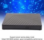 DVD DVD DVD USB 3.0 External CD Shooting DVD Pro Portable Plaptop Player Optical Drive Upgrade 5GBPS for OS X Linux 12.7mm/9.5mm SATA SATA - Image 4