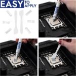 Polartherm X-8 by Thermal Grizzly 2g CPU and GPU Thermal Paste - High Thermal Conductivity, Long Durability, Non-Conductive Thermal Grease - Thermal Compound Kit with Spatula - Image 4