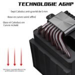 Thermalright Phantom Spirit 120 EVO CPU Air Cooler, 7 Heat Pipes CPU Cooler, TL-K12 Dual 120mm PWM Fan, AGHP 4.0 Technology, for AMD AM4 AM5/Intel 1700/1851/1150/1151/1200, PC Cooler - Imagen 6