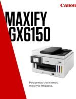 Canon MAXIFY GX6150 Compact Office Printer - Multifunction Color Printer & Scanner | MegaTank Inkjet | WiFi, Ethernet & USB - Imagen 3