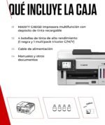 Canon MAXIFY GX6150 Compact Office Printer - Multifunction Color Printer & Scanner | MegaTank Inkjet | WiFi, Ethernet & USB - Imagen 7