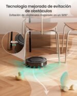 LEFANT Robot Vacuum Cleaner M310, Intelligent Navigation Technology, 180min Autonomy, 4500pa Suction, Obstacle Detection 4 cm, 6 Modes Robot Cleaning, Robot Mop App and Voice Control - Image 3