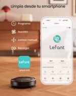 LEFANT Robot Vacuum Cleaner M310, Intelligent Navigation Technology, 180min Autonomy, 4500pa Suction, Obstacle Detection 4 cm, 6 Modes Robot Cleaning, Robot Mop App and Voice Control - Image 5