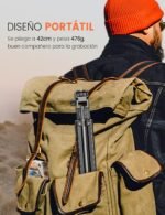 Tripod for Mobile Phone 180 cm, Extendable Professional Stable Aluminium Tripod with Remote Control & Phone Stand, Compatible with iPhone/Smartphone. - Imagen 6