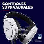 Trust Gaming GXT 498W Forta Cascos PS5 / PS4 Sostenibles, Licencia Oficial para Playstation 5, Diadema Regulable, Micrófono Extraíble, Auriculares Gaming, Cable de 1.2 m, Blanco - Imagen 8