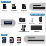 SD Card Reader iPhone Oliveria, SD Card Reader Lightning SD Card Reader S-D iPhone S-D Lightning Card Reader for i-Phone 15/14/Pro Max/Pro/Plus/Pad Pro/MacBook Pro/Air - Image 3