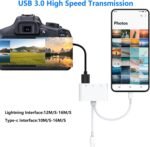 SD Card Reader iPhone Oliveria, SD Card Reader Lightning SD Card Reader S-D iPhone S-D Lightning Card Reader for i-Phone 15/14/Pro Max/Pro/Plus/Pad Pro/MacBook Pro/Air - Image 4