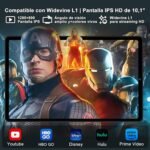 Gemini AI 10 Inch Android 15 Tablet, 30GB RAM + Expandable 2TB ROM, Octa-Core, Widevine L1, WiFi 5G, BT 5.0, Camera 8MP + 5MP, 6000mAh Battery, with Keyboard, Mouse and Case – Black - Imagen 6