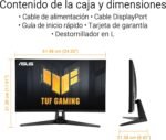 ASUS TUF Gaming VG27UQ1A 27-Inch 4K Gaming Monitor, HDR, 160Hz, ELMB Sync, 1ms Response Time, 95% DCI-P3, DisplayWidget Center, AMD FreeSync Premium, NVIDIA G-Sync Compatible - Imagen 8