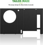 Magnetic Smart Case for Xbox Series S Console, Full Protection Protective Case Cover for Xbox Series S, Accessories with PU Leather Soft Inner Lining, Color - Imagen 5