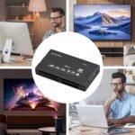 Lector De Tarjetas para Ordenador,Adaptador Compacto 6 en 1 para Múltiples Tarjetas - Transferencia de Archivos Rápida,para Transferir Archivos De Fotos De Portátil A Teléfono Cámara - Imagen 5