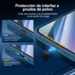 NEW'C 3 x Screen Protector for iPhone 13 (6.1 Inches) and 3 x Camera Lens Protector – Tempered Glass + Anti-Dust Plug – Ultra Resistant – Bubble-Free – 9H Hardness - Image 5