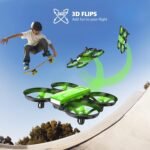 Mini Drone with 1080P HD Camera, RC Quadcopter with App WiFi FPV 3D Flips, Headless Mode, Altitude Stabilization, 3 Speeds Gifts for Beginners and Kids, 2 Batteries - Imagen 5