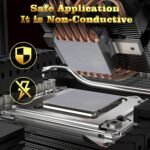 JLJ Thermal Paste CPU Paste Thermal Compound Heatsink for IC/Processor/CPU/Xbox, Very High Thermal Conductivity, Long Durability, Safe Application, Non-Conductive (4G) - Image 4