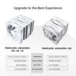 Thermalright Peerless Assassin 120 SE V2 CPU Air Cooler - 6 Heat Pipes AGHP GEN 5.0 Technology | 1850 RPM 120mm PWM Fans, for Intel 1851/1700/115X/1200, AMD AM4/AM5 - Imagen 4