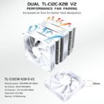 Thermalright Peerless Assassin 120 SE V2 CPU Air Cooler - 6 Heat Pipes AGHP GEN 5.0 Technology | 1850 RPM 120mm PWM Fans, for Intel 1851/1700/115X/1200, AMD AM4/AM5 - Imagen 5