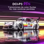 Gaming Monitor 27 Inches, PC Computer Screen 200Hz, QHD 1440p, IPS, 95% DCI-P3, Low Light Blue, Light Blue, Blinking, HDMI 2.1 & DP 1.4 - Imagen 5