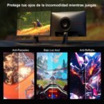 Gaming Monitor 27 Inches, PC Computer Screen 200Hz, QHD 1440p, IPS, 95% DCI-P3, Low Light Blue, Light Blue, Blinking, HDMI 2.1 & DP 1.4 - Imagen 7