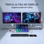 AWOW AMD Ryzen 7 8745HS (8-core, up to 4.9GHz) Mini Gaming PC, 32GB DDR5 Dual, 1TB PCIe 4.0 SSD, Radeon 780M Graphics, Triple 4K Output, WiFi 6, BT 5.2, 2.5G LAN, Quiet - Image 5