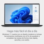 DELL 15 Laptop DC15255-15.6" FHD 120Hz, AMD Ryzen 7 7730U, 16GB RAM, 1TB SSD, AMD Radeon Graphics, HD Webcam, Windows 11 Home, Spanish QWERTY Keyboard, Black - Image 8