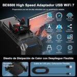 NEWFAST Wi-Fi 7 Adapter WiFi 7 USB Adapter for PC, Tri-Band 6500Mbps USB WiFi Antenna for PC Long Range, Supports MU-MIMO and OFDMA, Compatible with Windows 10/11, WPA3 - Image 7