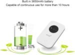 Bewinner 4G 5G Unlocked WiFi Hotspot, 300Mbps High Speed Mobile Router with SIM Card Slot, 10 Devices Support, 3650MAh Battery for Travel Camping RV - Imagen 5