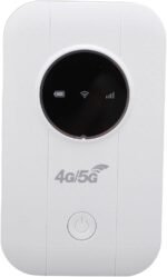 Bewinner 4G 5G Unlocked WiFi Hotspot, 300Mbps High Speed Mobile Router with SIM Card Slot, 10 Devices Support, 3650MAh Battery for Travel Camping RV - Imagen 6