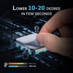 Aairhut High Conductivity Silicone Thermal Pads - Pack of 3 Units - 120x20mm - Thickness 0.5+1+1.5mm - 13W/m·K - Imagen 5