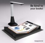 JOURIST Cradle for supervision scanner and book scanner for up to A3 scanning surface, black acrylic. - Imagen 4