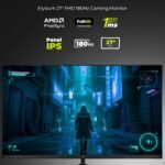 YEYIAN Elysium 27" FHD Flat Gaming Monitor | 1920x1080 | Fast IPS Panel | 178° View | 1000:1 | 180Hz | 16:9 | 16.7M Colors | 1ms OD Response | VESA | DisplayPort 1.2 HDMI 1.4 | YMF-IPF27-M1 - Imagen 3