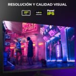 YEYIAN Elysium 27" FHD Flat Gaming Monitor | 1920x1080 | Fast IPS Panel | 178° View | 1000:1 | 180Hz | 16:9 | 16.7M Colors | 1ms OD Response | VESA | DisplayPort 1.2 HDMI 1.4 | YMF-IPF27-M1 - Imagen 4