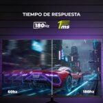 YEYIAN Elysium 27" FHD Flat Gaming Monitor | 1920x1080 | Fast IPS Panel | 178° View | 1000:1 | 180Hz | 16:9 | 16.7M Colors | 1ms OD Response | VESA | DisplayPort 1.2 HDMI 1.4 | YMF-IPF27-M1 - Imagen 5