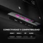 YEYIAN Elysium 27" FHD Flat Gaming Monitor | 1920x1080 | Fast IPS Panel | 178° View | 1000:1 | 180Hz | 16:9 | 16.7M Colors | 1ms OD Response | VESA | DisplayPort 1.2 HDMI 1.4 | YMF-IPF27-M1 - Imagen 7