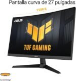ASUS TUF Gaming VG27VQM1B 27-Inch Full HD Gaming Monitor, Curved, 280Hz, ELMB, 1ms Response Time, FreeSync Premium, 90% DCI-P3, DisplayWidget Center - Image 4