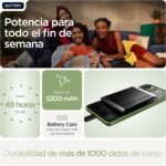 Moto G06 12GB (4GB+8GB RAM Boost)/64GB Color PANTONE TENDRIL, Large Screen 6.88" with Dolby Atmos Sound, 50MP AI Camera System, IP64 Water Protection, 5100mAh Battery - Imagen 7