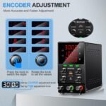 Adjustable Power Supply: 30V 10A 300W Adjustable Switching Regulated Laboratory DC Power Supply with OCP & OVP Function, Output Button, Encoder Button - Image 5