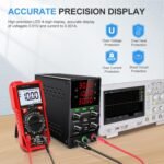 Adjustable Power Supply: 30V 10A 300W Adjustable Switching Regulated Laboratory DC Power Supply with OCP & OVP Function, Output Button, Encoder Button - Image 7