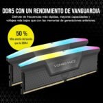 CORSAIR Vengeance RGB DDR5 RAM 16GB (2x8GB) 5600MHz CL40-40-40-77 1.25V AMD Expo & Intel XMP 3.0 Desktop Memory - Grey (CMH16GX5M2B5600Z40) - Image 4