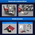 GLOTRENDS AX5400 WiFi 6E PCIe Card with Low Profile Support for Desktop PC, Intel AX210 Chip, 802.11ax, Bluetooth 5.3, Supports Windows 11/10/Linux, Does Not Support Mac OS/Windows 7/XP - Image 10