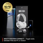 SteelSeries Arctis Nova Pro Multi-System Wireless Gaming Headset, Magnetic Neodymium Drivers, Active Noise Cancelling, Infinite Power System, Gen 2 Microphone, - Imagen 3