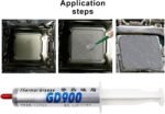 Pasta de conexión térmica | 30g Suministros de oficina de alto rendimiento,Pasta térmica para disipadores térmicos - para monitor de impresión proyector portátil Tablet Teléfono Inicio Oficina Escuela - Imagen 6